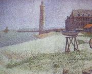 Georges Seurat The Lighthouse at Honfleur oil painting picture wholesale